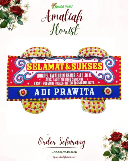 Papan Bunga Ucapan Selamat Gurage